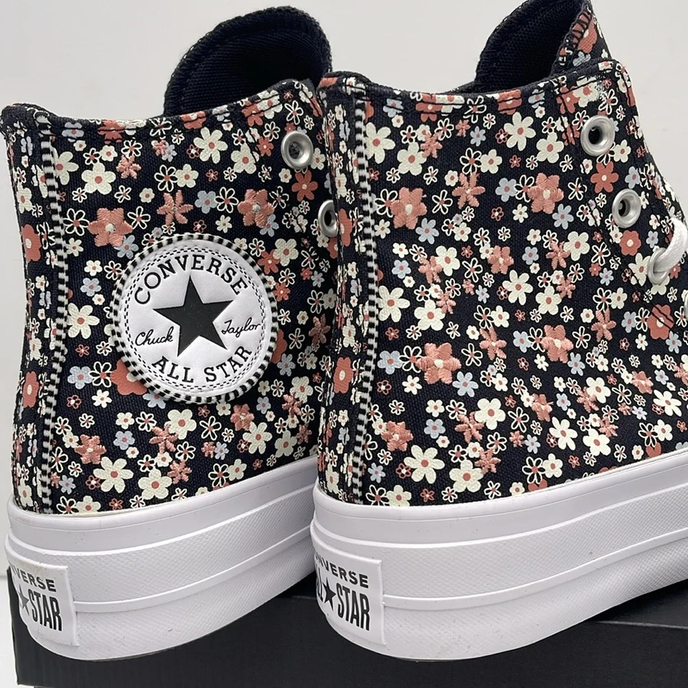 Converse WMNS CTAS LIFT HI TOTAL ECLIPSE/WHITE A14264C Platforms Sneakers